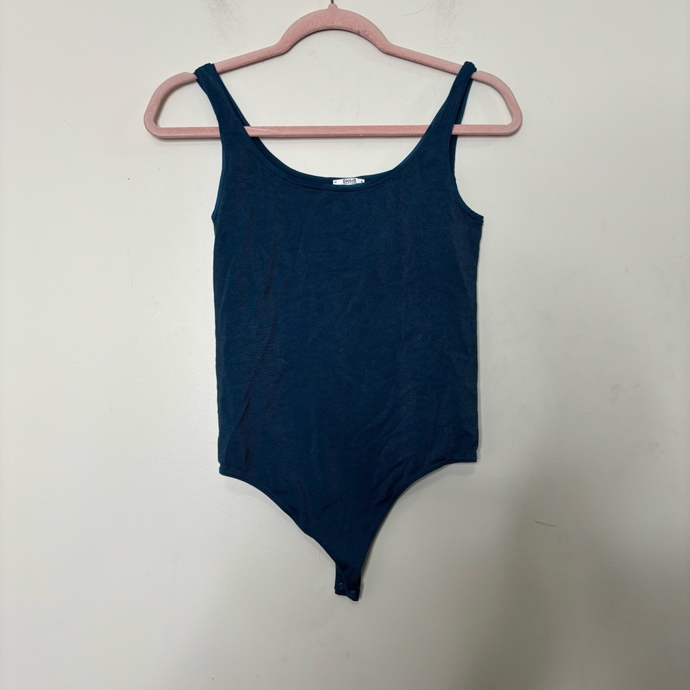 Wolford blue bodysuit medium